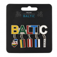 Magnetas užrašas Baltic su vėliavėlėmis